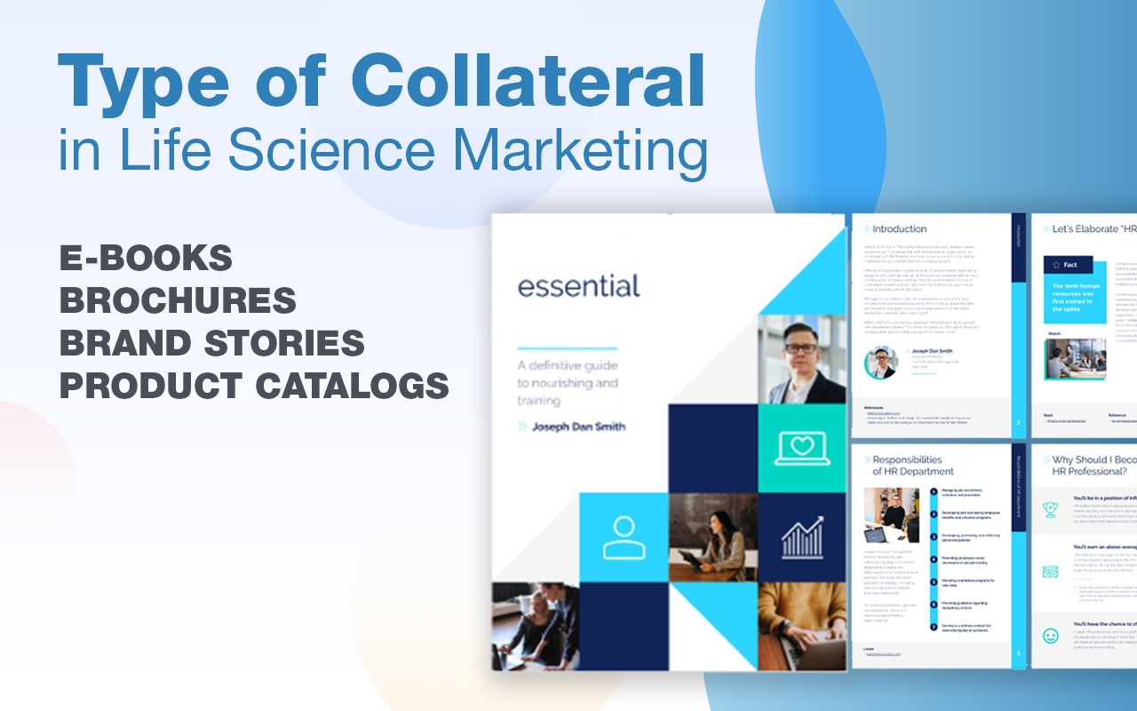 Type of collateral in Life Science Marketing