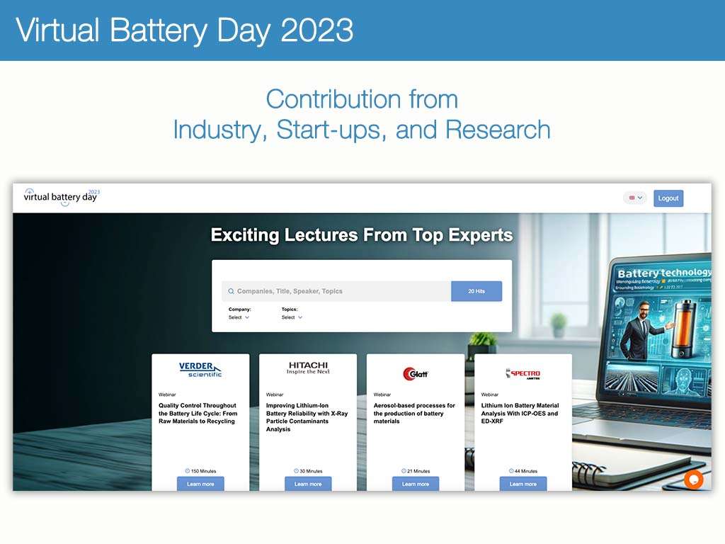 Virtual Battery Day 2023 - Webinars